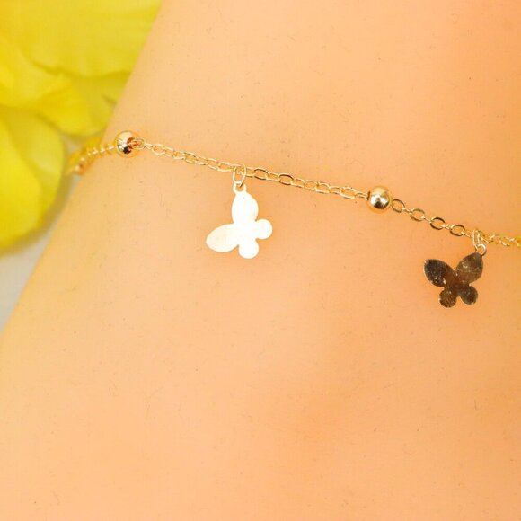 Minimalist Anklet, Sleek & Modern Design, Women’s Fashion, YC110218-A - Picture 4 of 10